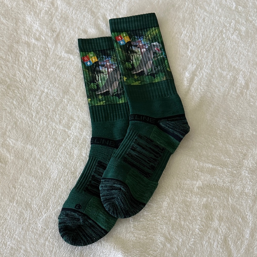 Strideline Green Athletic Socks